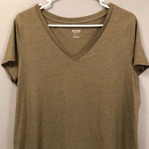 Mossimo Short Sleeve Dark Green Tee